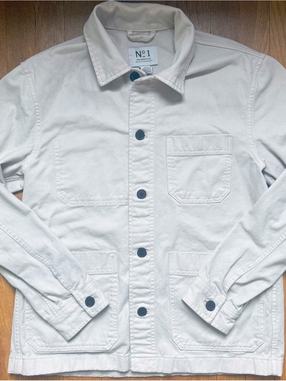 H&M Essentials No.1 The Overshirt Regular Fit Cotton Barn Chore Jacket
